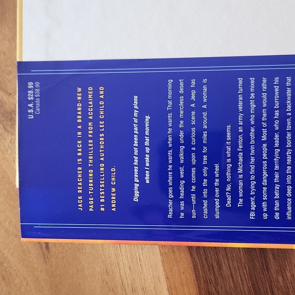 Lee Child Hardcover Jack Reacher Better Off Dead Book - Picture 5 of 7